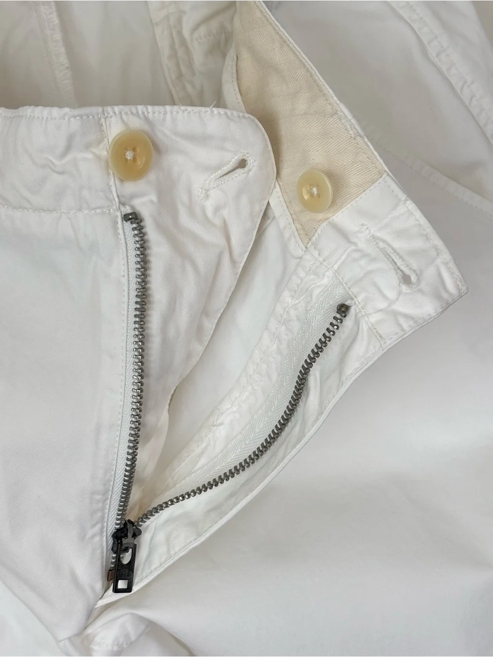 J. Crew 100% Cotton Classic White Men's Regular Fit Chino Pants Size 34x30